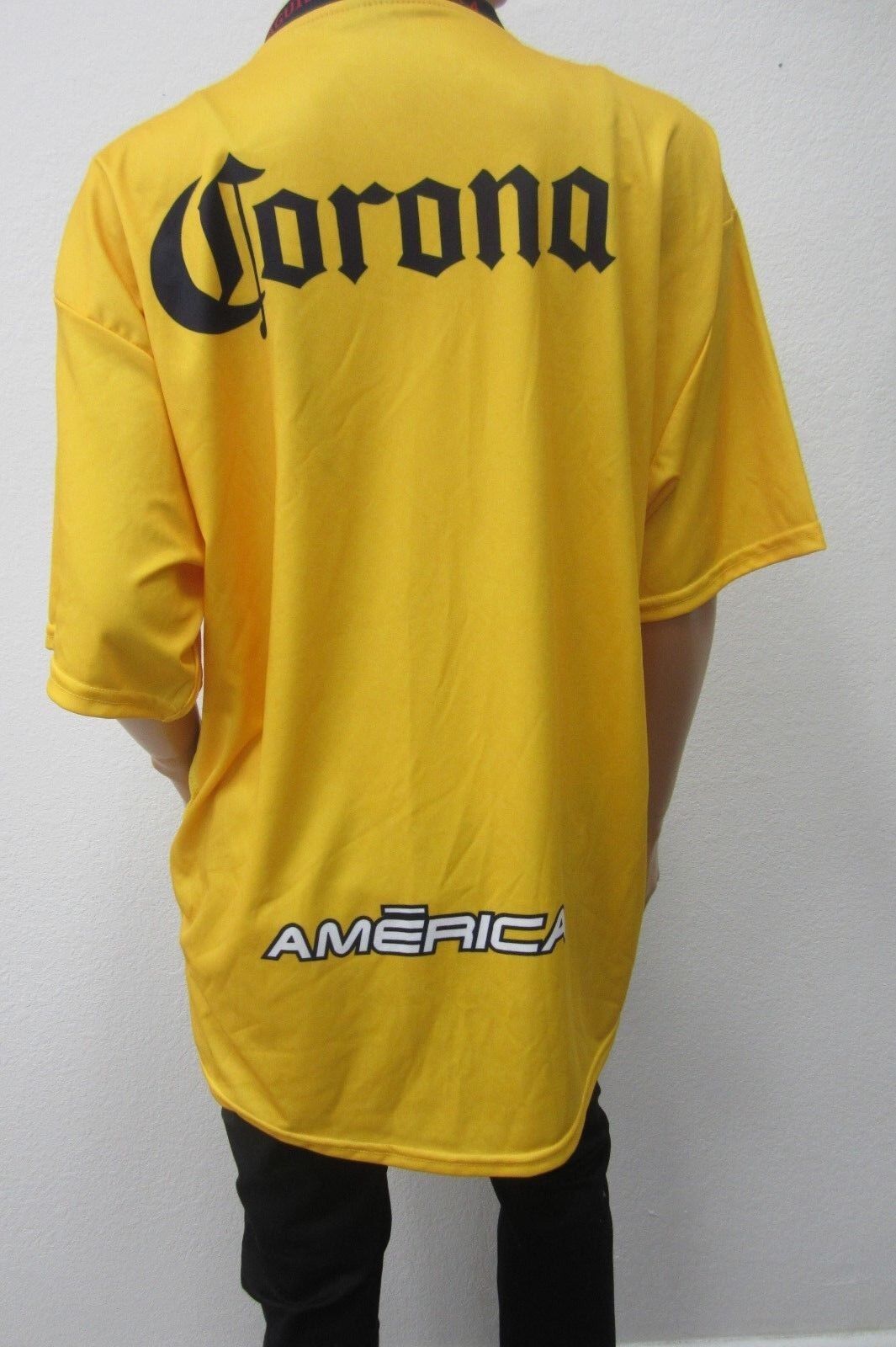 *NEW* Ortega Sport Club America Soccer Jersey Bimbo Coca Cola/Corona Men's Sz XL