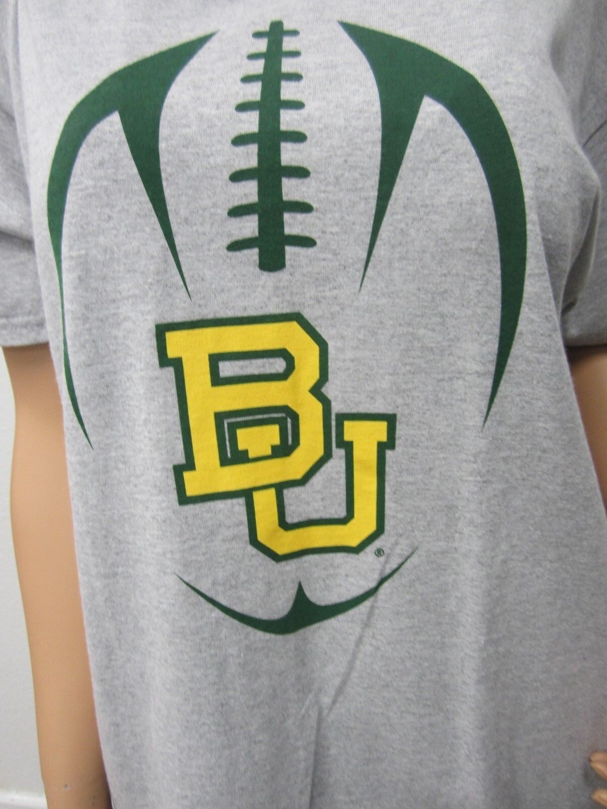 NWT Baylor University Gildan Unisex T Shirt Solid 100% Cotton Short Sleeve Siz L