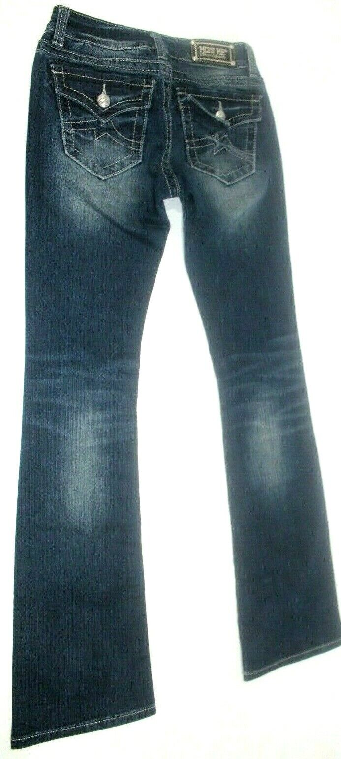 *MINT*  Miss Me Jeans Size 26X34 (Long) Mid-rise Boot Cut Style MD1001B21