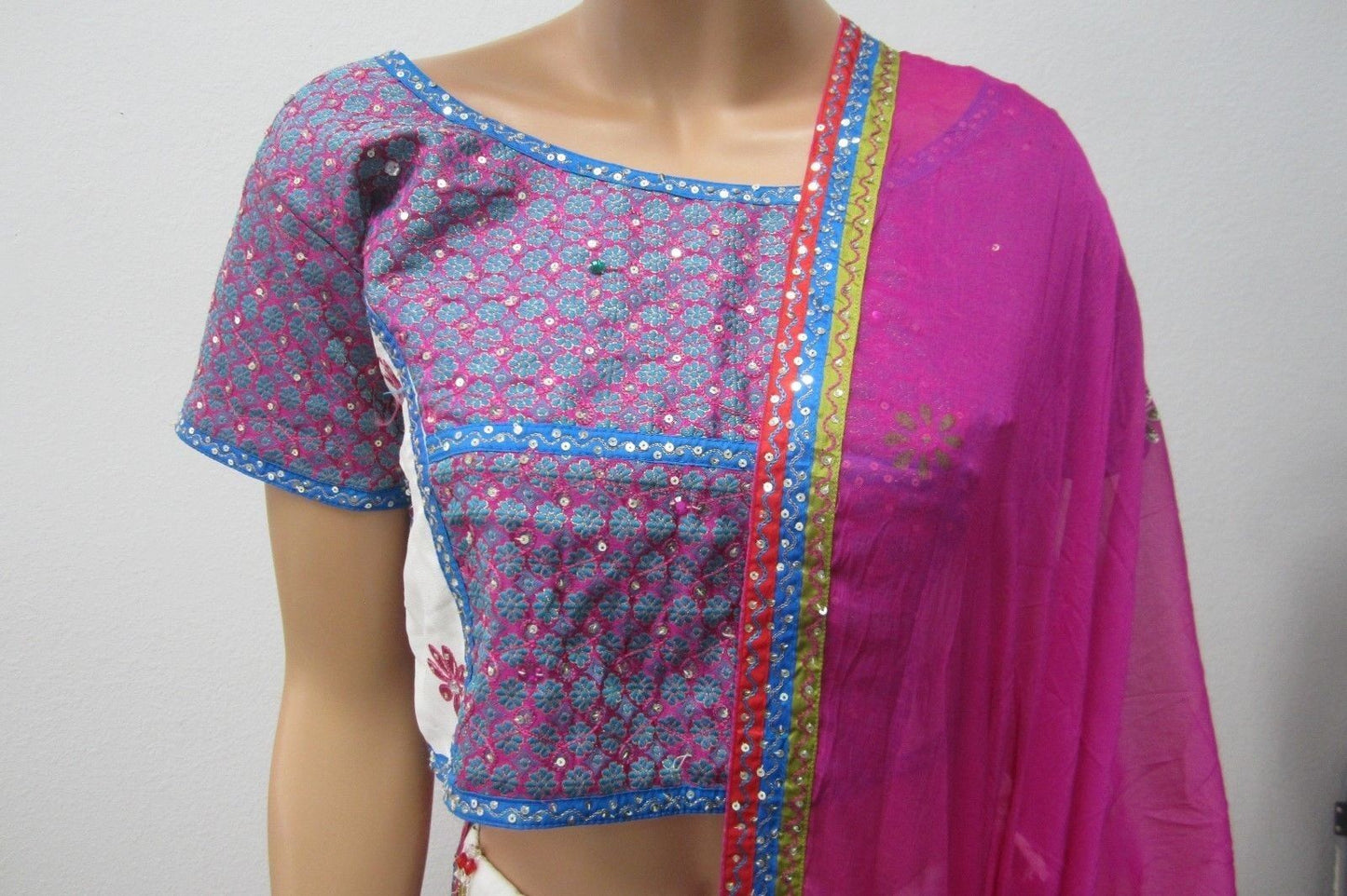 Beautiful Party Evening 3 Pc  Saree Women Fashion Clothing Wrap Sari