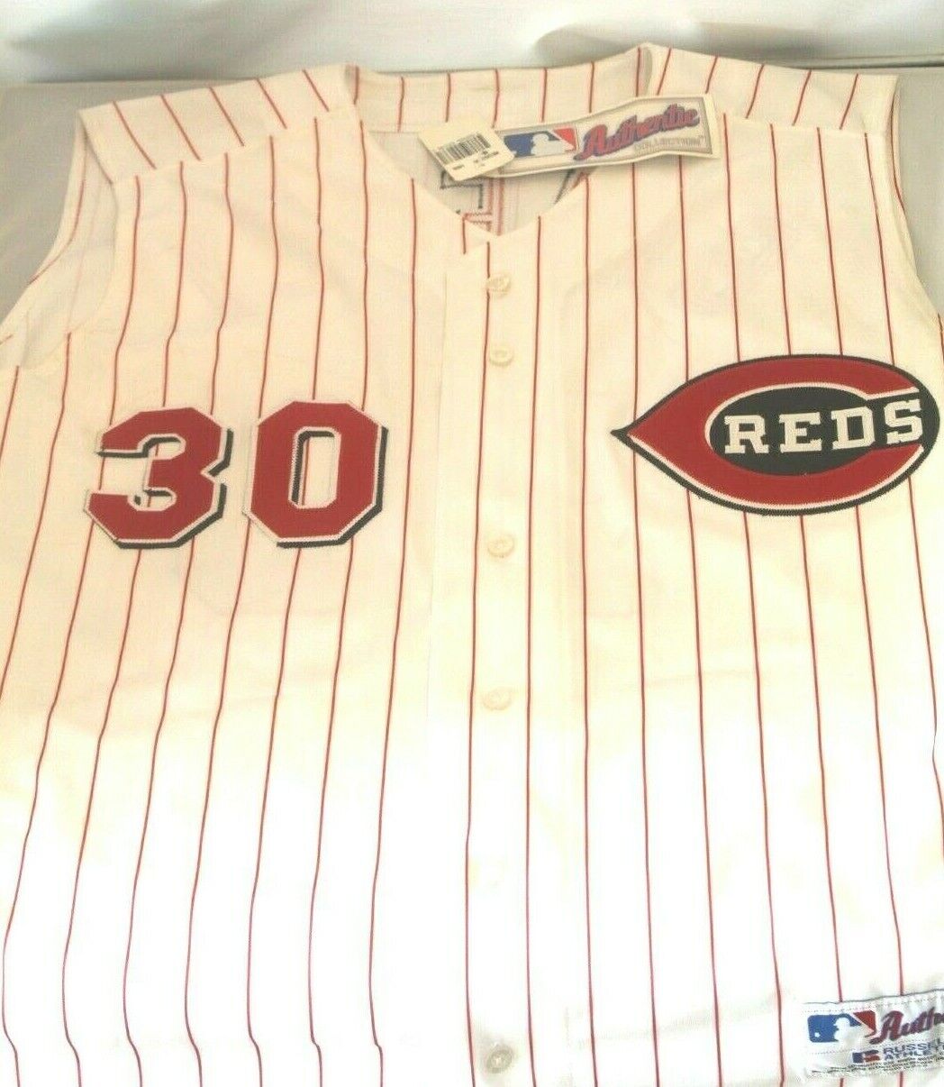 Ken Griffey Jr. Autographed Signed Cincinnati Reds Russell Authentic  Jersey