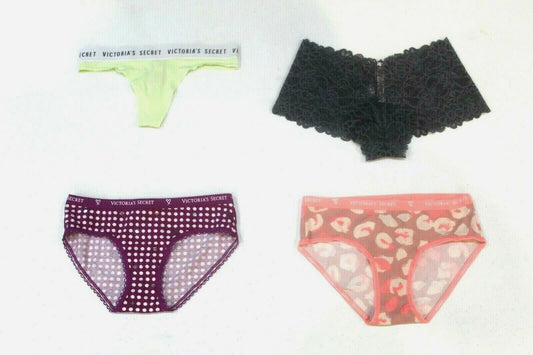 ♡  *NWT*  Lot of Four Random Victoria's Secret Panties Size  XS  ♡