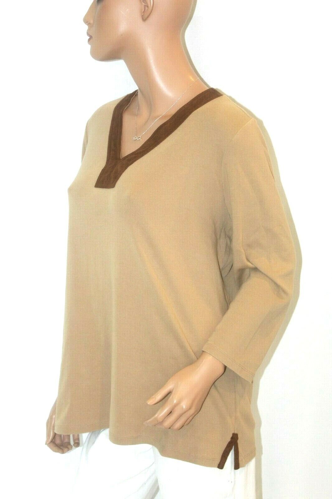 Lauren Ralph Lauren Green Label Women's Thick Pullover Long Sleeve Top Sz 1X