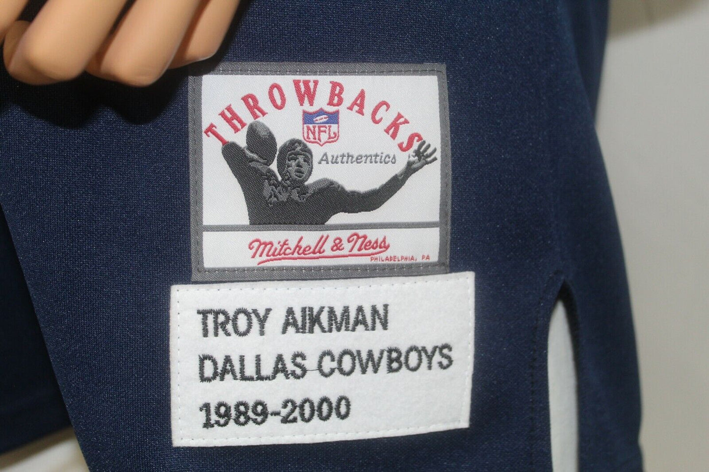 *NWT* $380. #8 Troy Aikman Dallas Cowboys Mitchell & Ness Throwback Jersey Sz 54