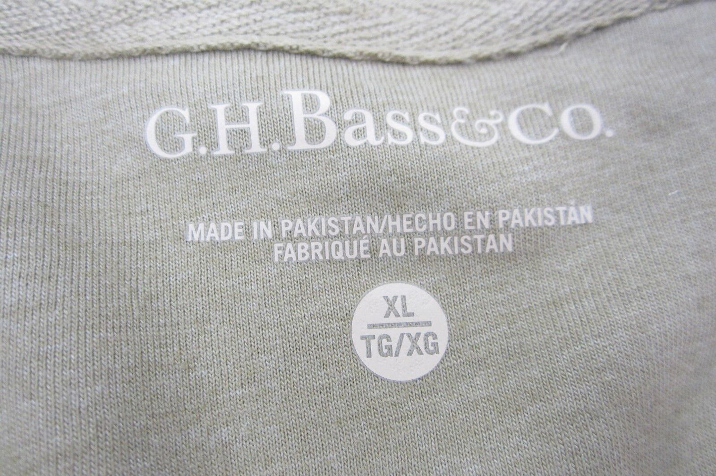 *NWT* G.H. Bass & Co. Thick/Heavy Solid Moosehorn Knit 5 Button Men's Shirt SzXL