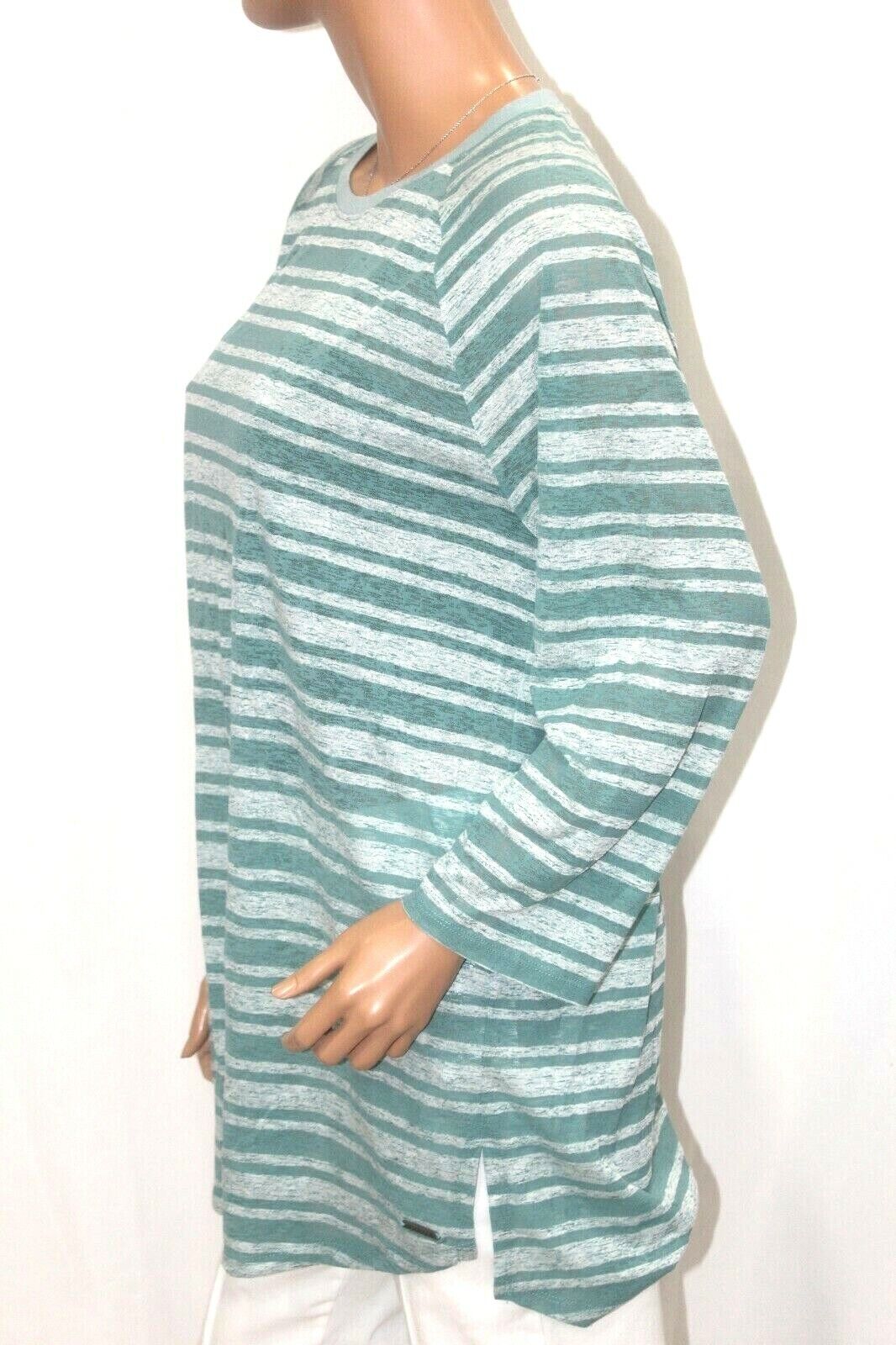 Guess  Los Angeles Mint Green Pullover Blouse Top L