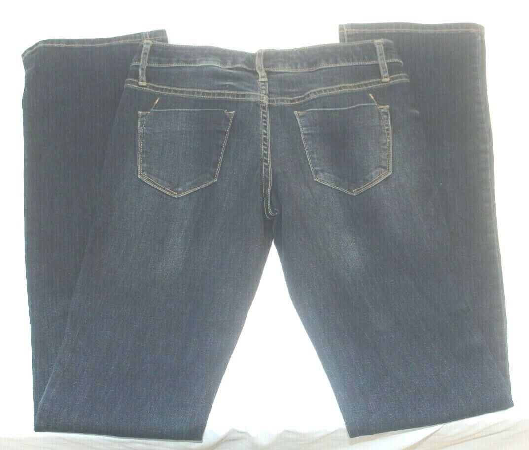 *NWT* Moschino Women's Jeans Boot Cut Dark Denim Size 2 (W26 - Long)