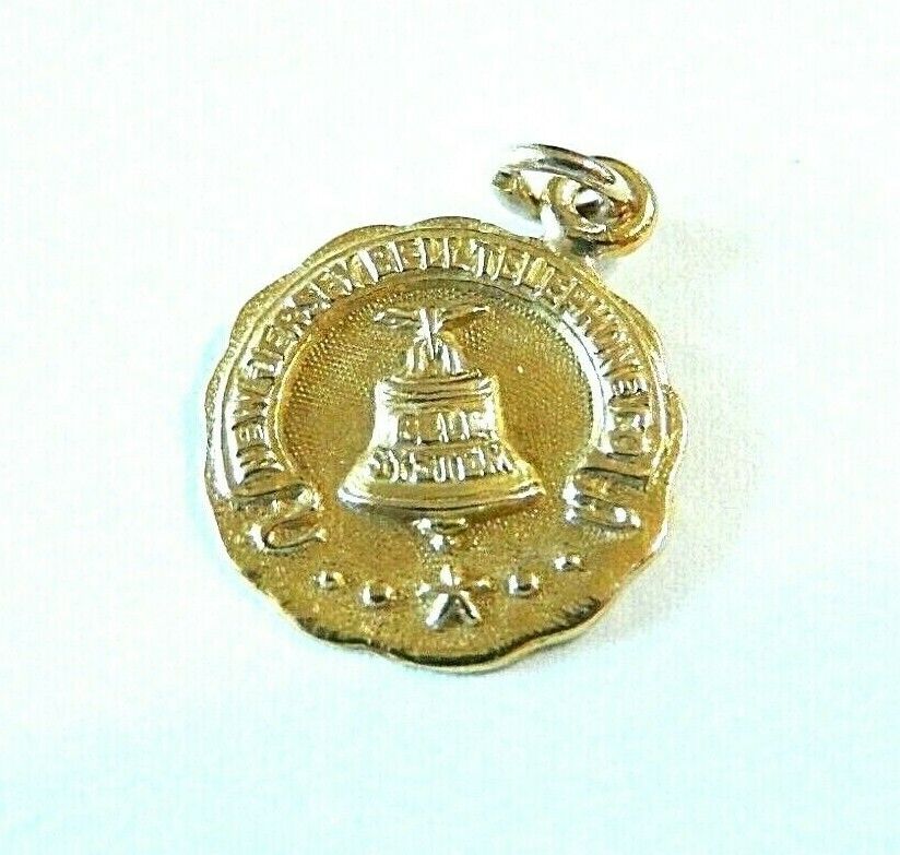 *VINTAGE* 10K Yellow Gold  Bell Telephone  Pendant  / Charm