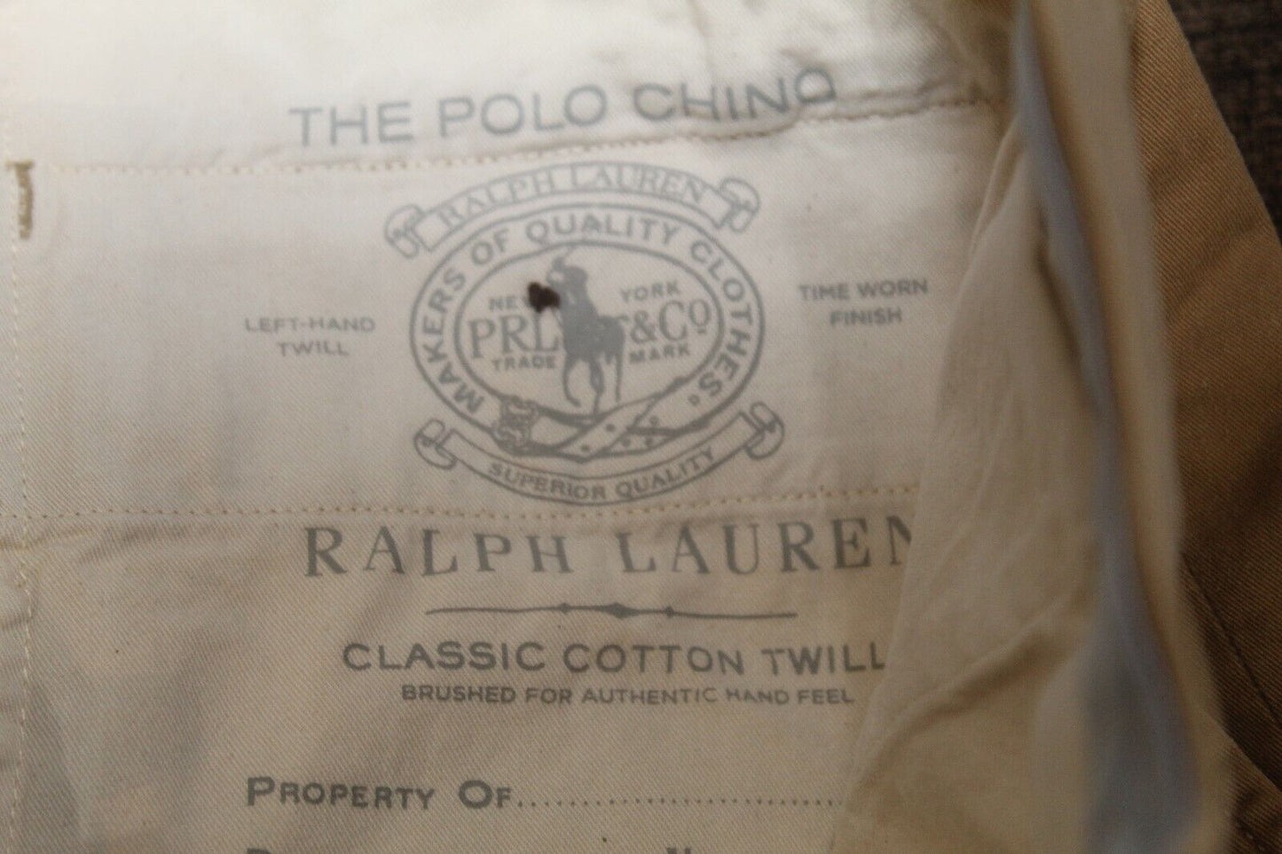 NWT -  $75.Polo Ralph Lauren Men Grey Chino Shorts Stretch Classic Fit 9" Siz 33