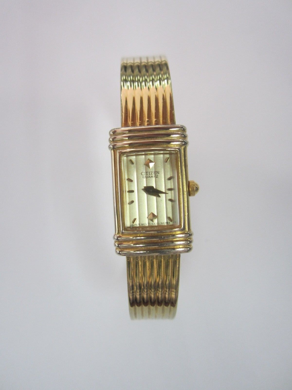 Citizen Japan Gold Tone Ladies Watch 5421-S65688  Size 6.75"