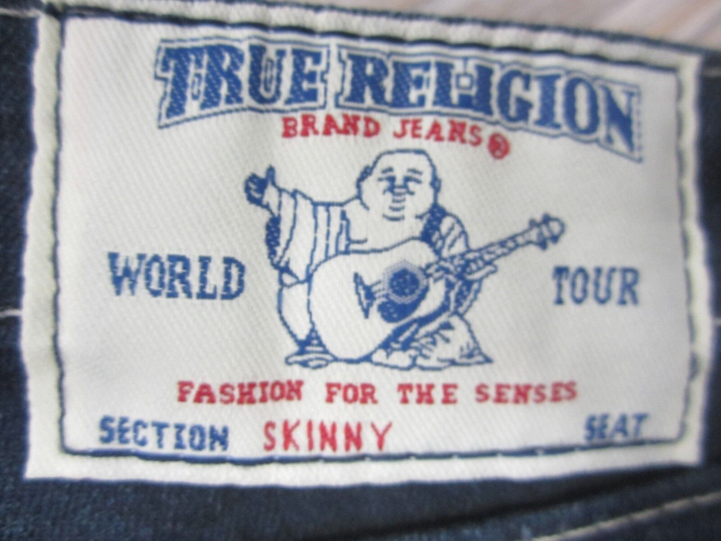 AUTHENTIC NWT TRUE RELIGION WOMENS JEANS SKINNY SIZE 24 X 30  DARK COLOR