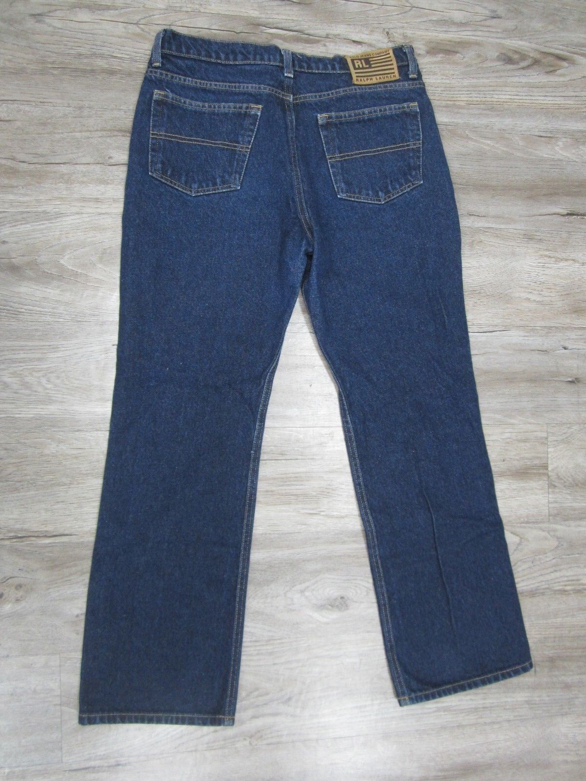 NWOT Ralph Lauren Jeans Womens Dark Wash Cotton Denim Boot Cut Leg 10 X 29