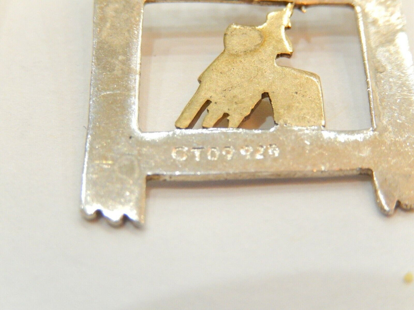 Barrel Racer Female Horse Racing Rodeo Cowgirl 925 Sterling Silver Earrings