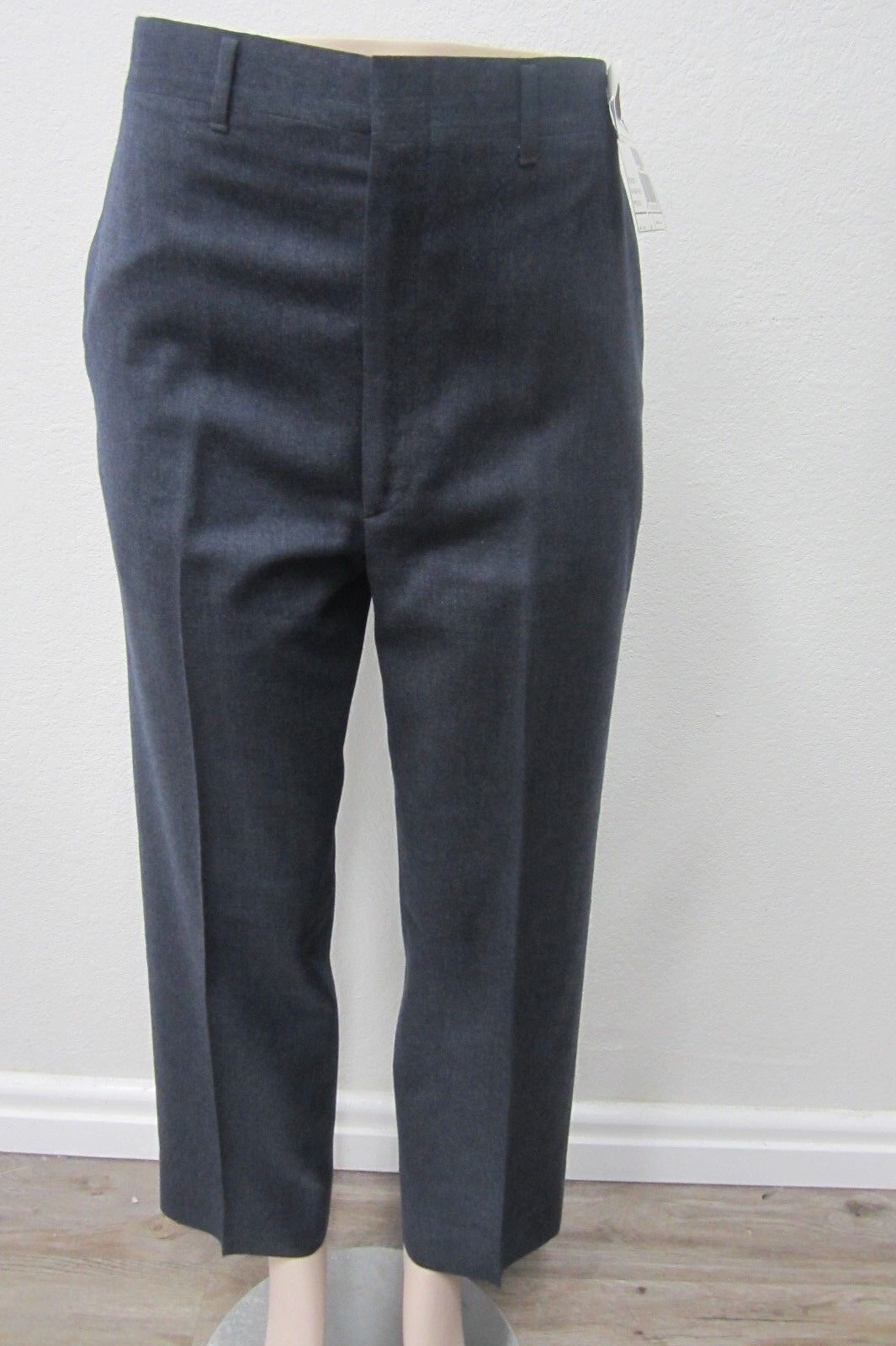 NWT Haggar Premium 100% Wool Imperial Mens Dress Pants Slacks Size 34 x 34