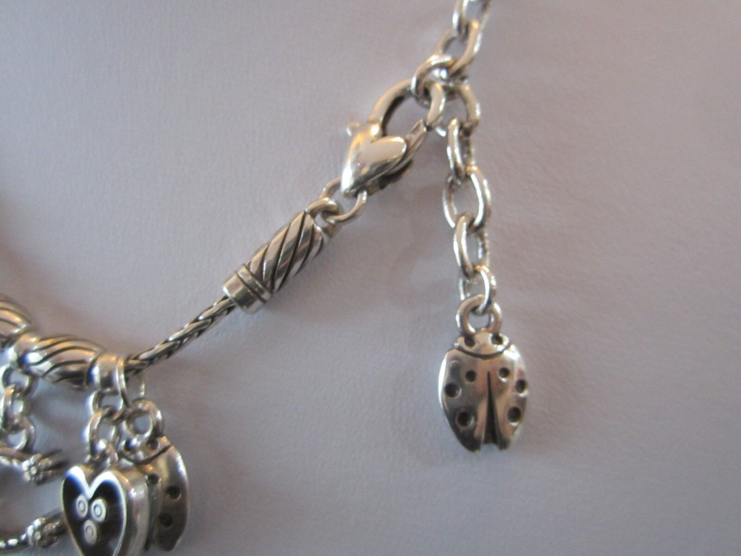 RETIRED BRIGHTON SILVER CHARM NECKLACE