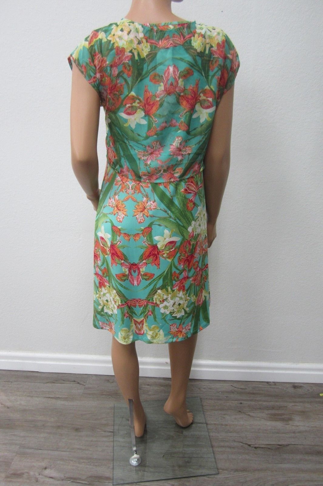 NY Collection Womens CUTE Floral Print  Dress NWT Size L $70MSRP