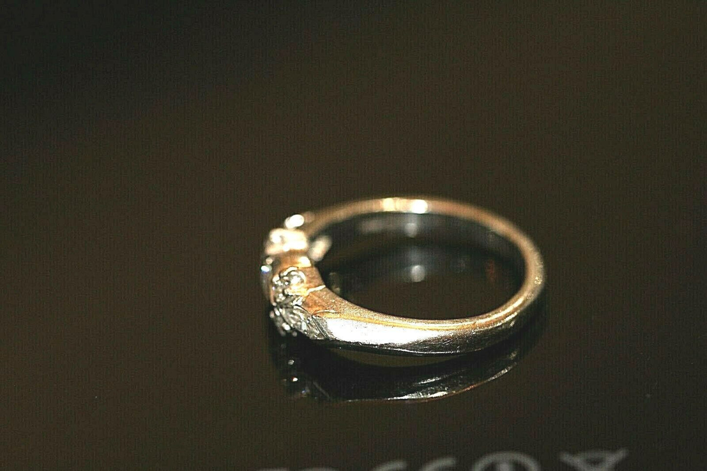 *1950 VINTAGE*  90% Platinum  .48CT TW Diamond  Wedding Band  Ring Size 6 1/4