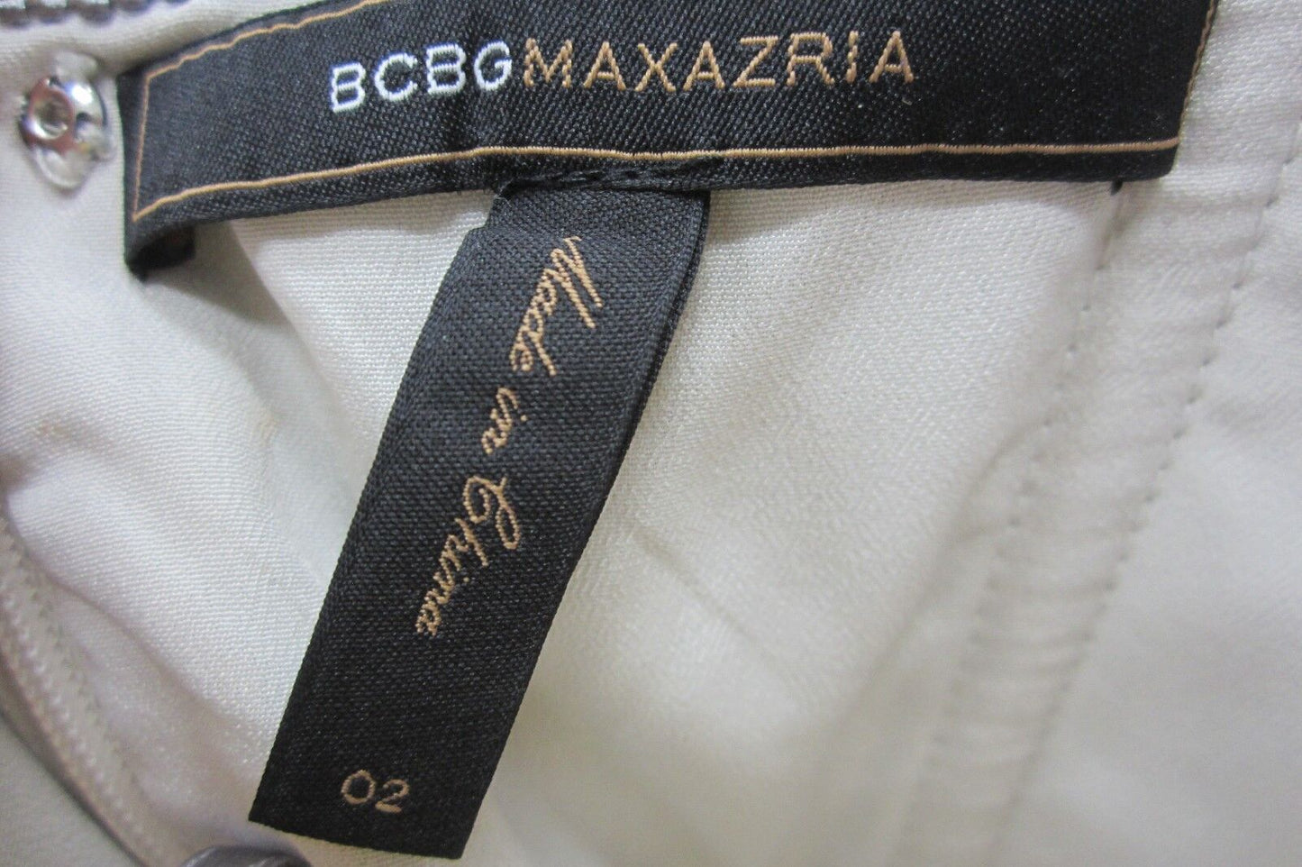 VERY NICE BCBG MAXAZRIA One Strap Designer Dress sz 2 euc
