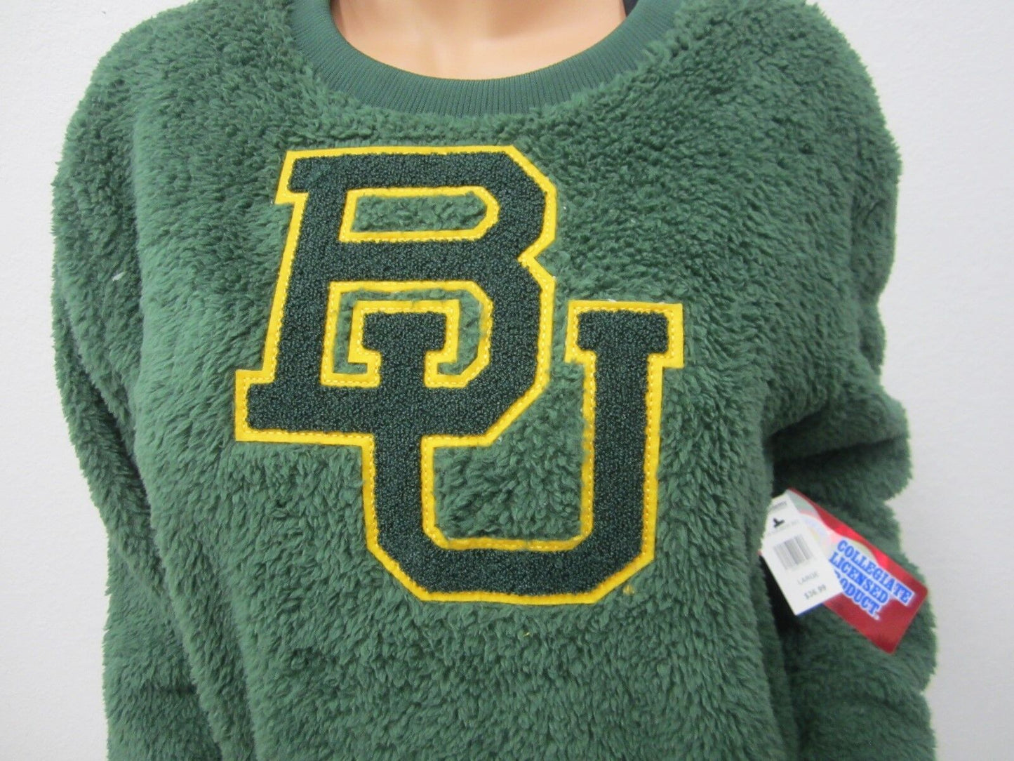 NWT G-III 4Her by Carl Banks Baylor University Women's  Pullover - WARM - Sz L