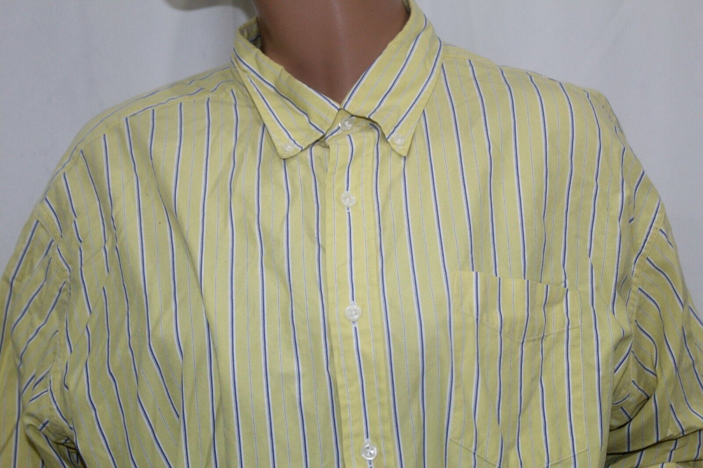 Ralph Lauren Vintage Button Down Label Long Sleeve Button Down  Shirt Size XL