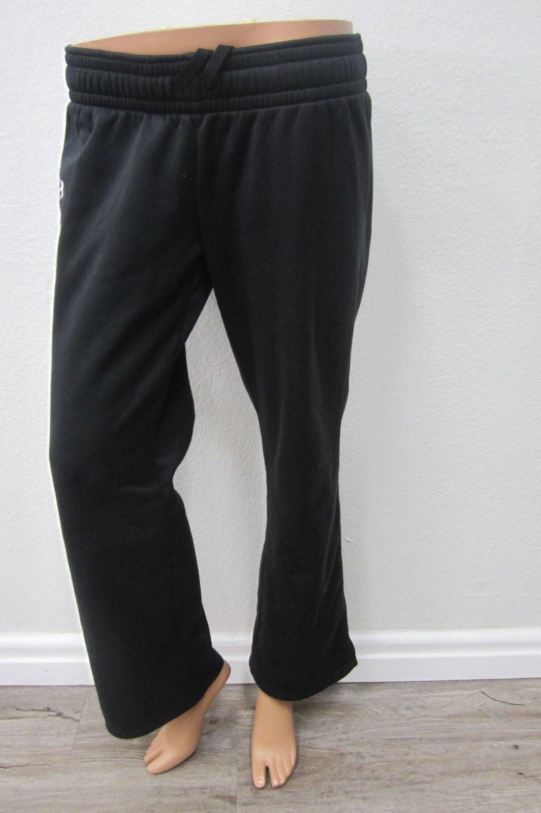 Under Armour Gray  FLeece Lined Athletic Capris Cropped Pants YLG Large joggers