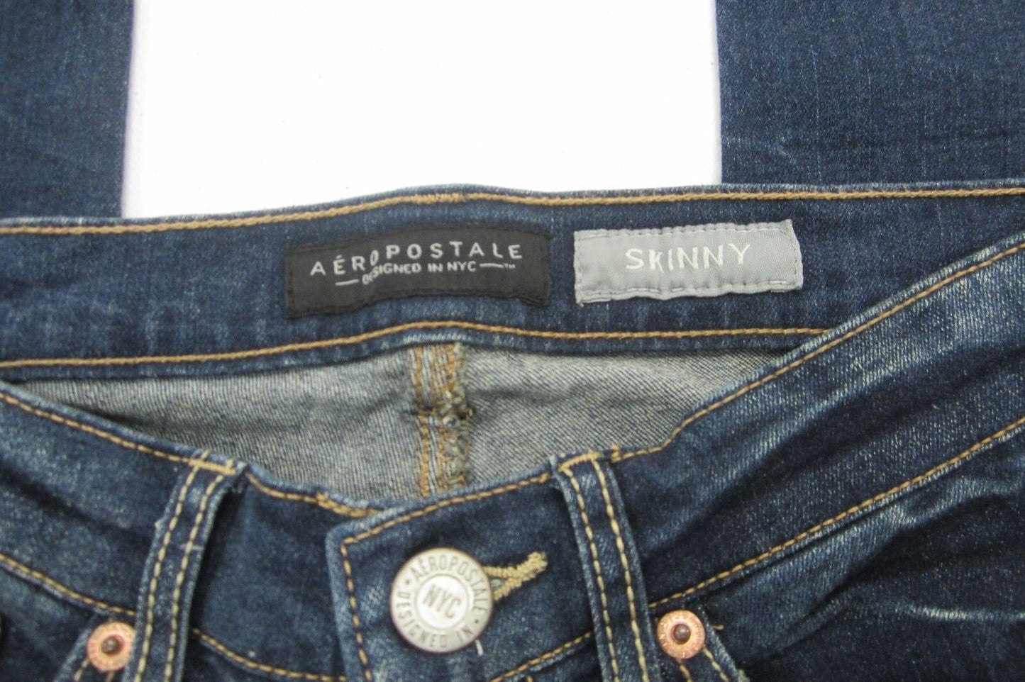 NWOT Aeropostale Size 00 X 29 Jeggings Denim Cotton Womens Jeans Low Rise Skinny