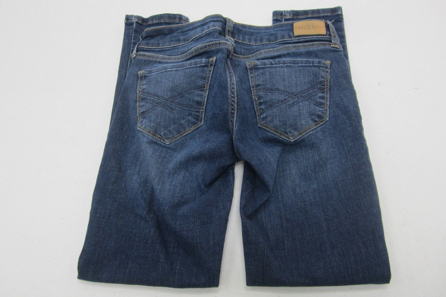 MINT Aeropostale Size 00 X 26 Jeggings Denim Cotton Womens Jeans Low Rise Skinny