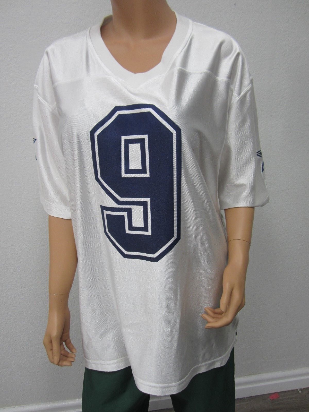 NEW NWOT DALLAS COWBOYS TONY ROMO NFL FOOTBALL JERSEY L  WHITE/BLUE  AUTHENTIC