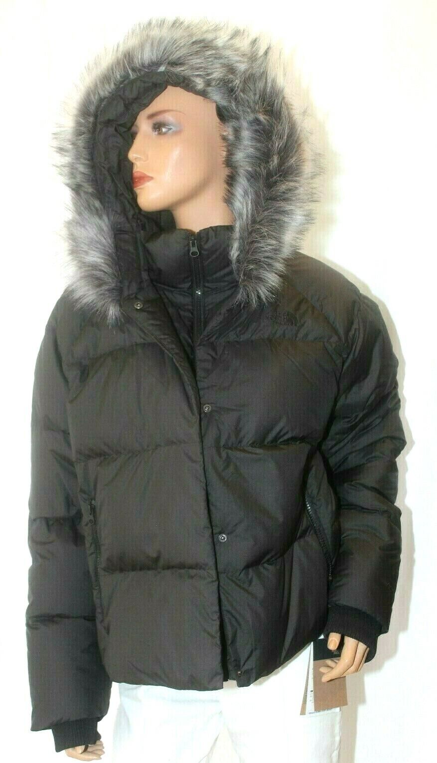 *NWT* $249. North Face Women's Urban Explore Faux Fur Hooded  Down Jacket Sz - L