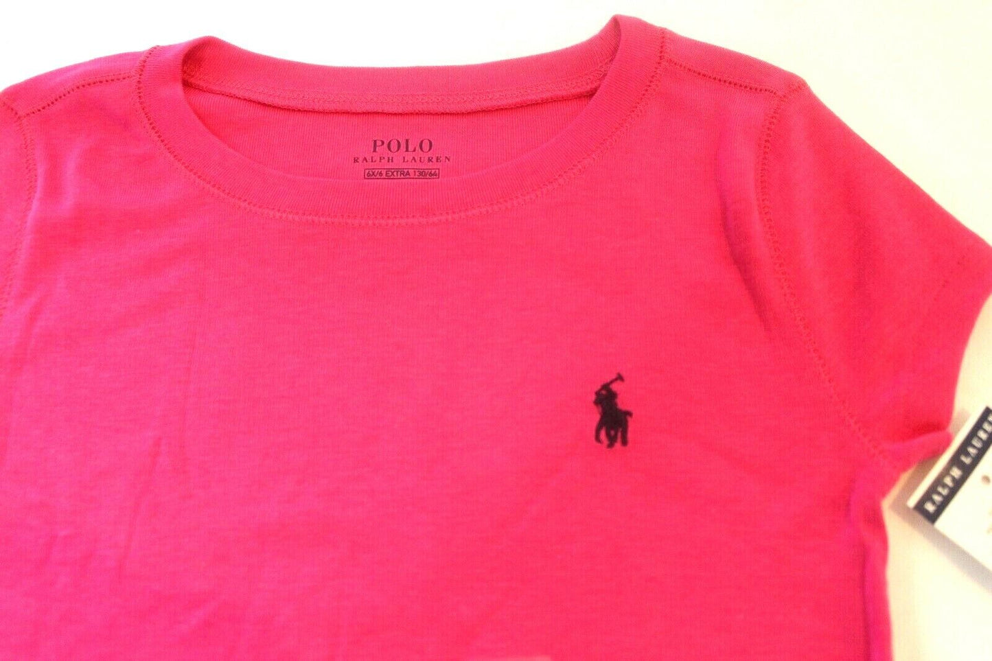 *NWT* Polo Ralph Lauren  T-Shirt Crew Neck Kids Tee Pony Logo Size - 6X