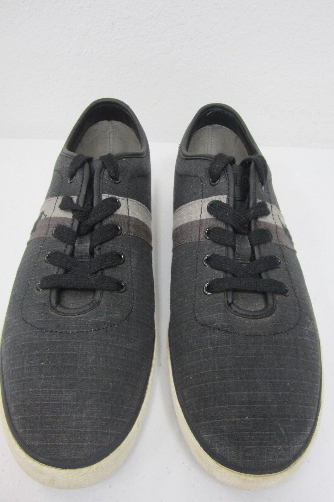 *NICE* Polo Ralph Lauren Men's Halford Fashion Sneaker Black/Grey Size 11D