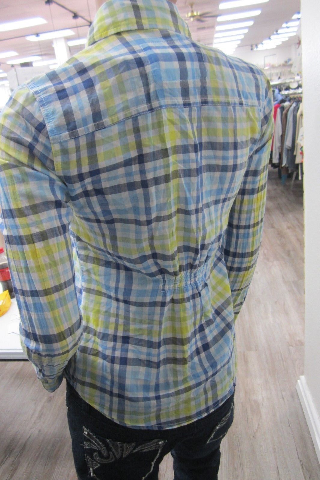 NICE Women's Aeropostale Long Sleeve Button Down Shirt Size S/P