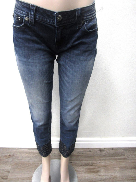 NWT WOMEN'S MISS ME JEANS JP7328AK SIGNATURE LOW RISE ANKLE SKINNY SIZE 31 x 27