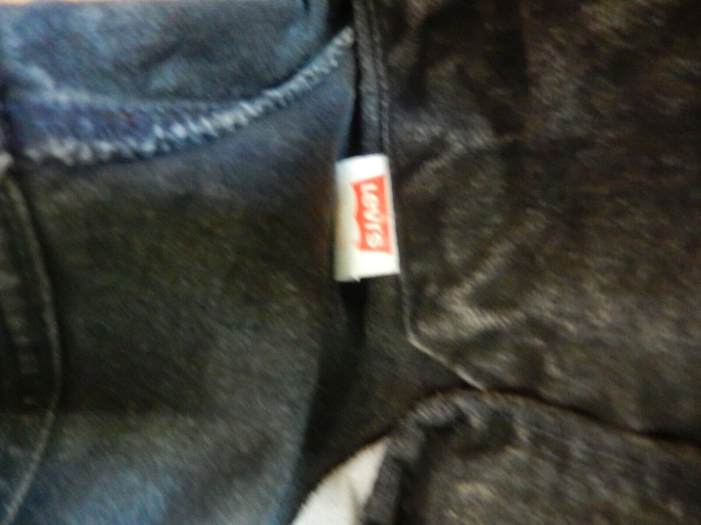 Women's Levis Embellished Denim Jean Jacket Glitter & Brass Studs & Buttons Sz L