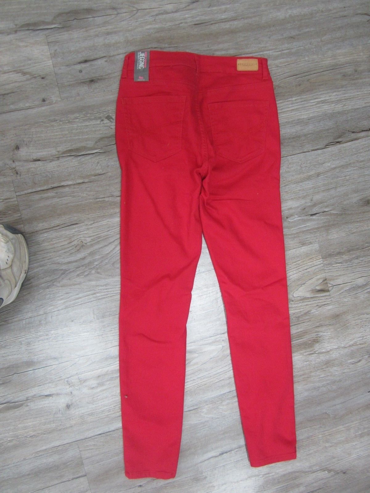 NWT Aeropostale Womens Seriously Stretchy Red Color Wash High-Waisted Jegging 00