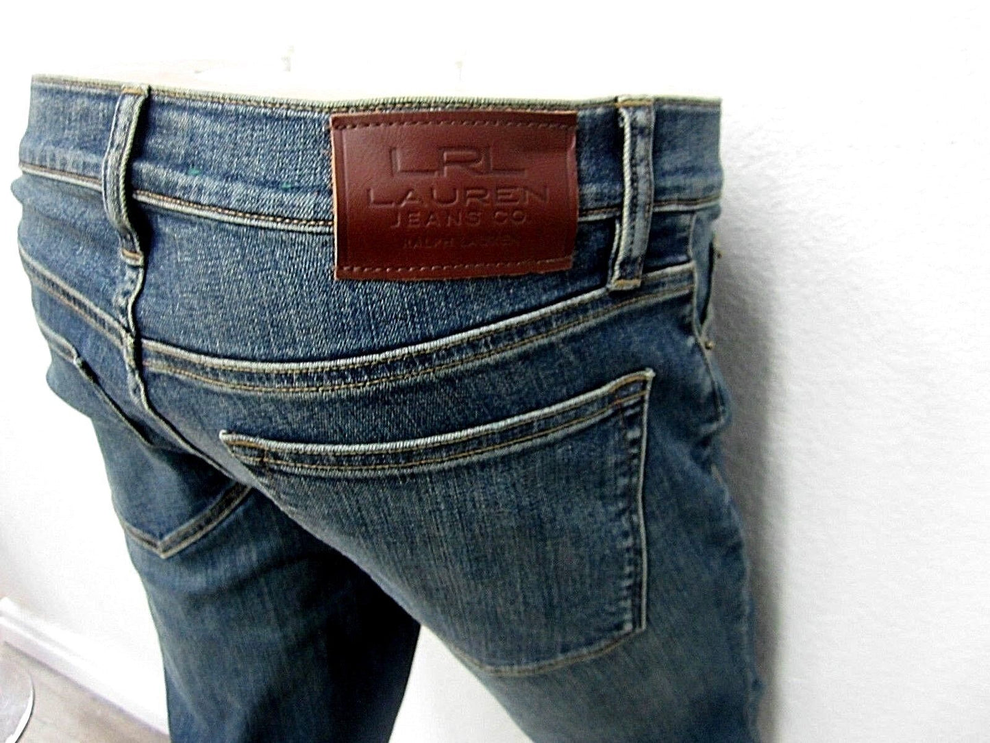 LRL LAUREN JEANS CO RALPH LAUREN Womens Classic Straight Leg Blue Jeans Size 6