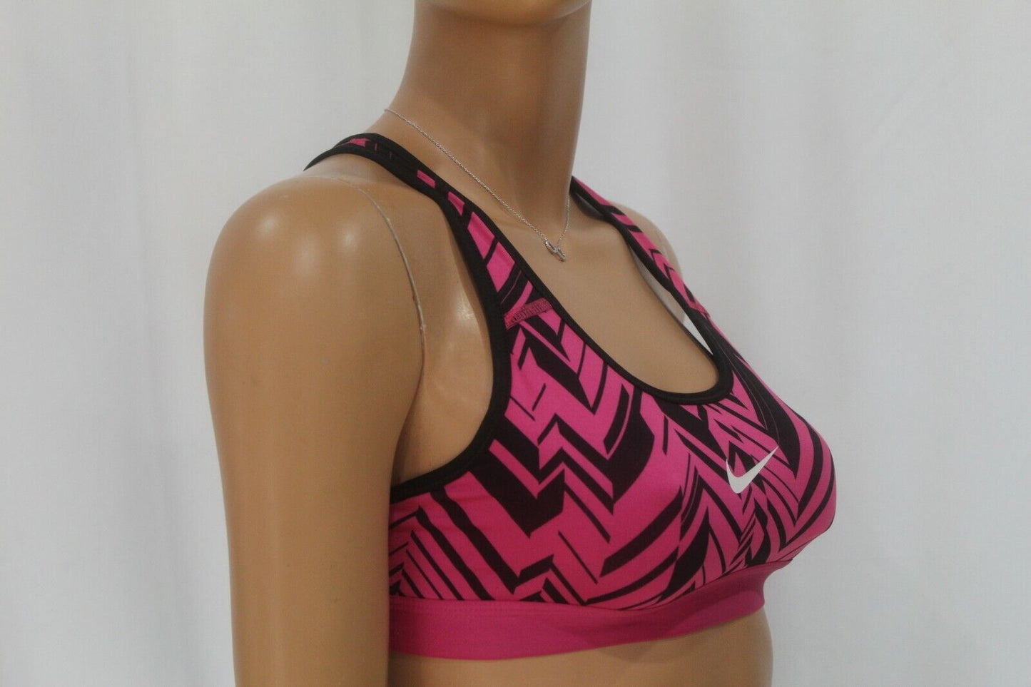 *NEW*  Nike Women's Dri-Fit Pro Classic Bra Top Size XS  Pink/Black