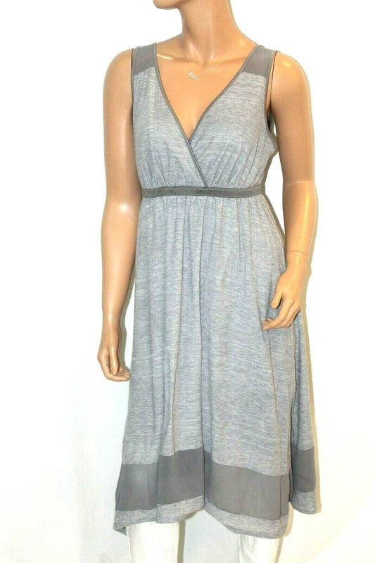SIMPLY VERA WANG Womens Gray Sleeveless Lined Polyester "CUTE" Dress Sz Med
