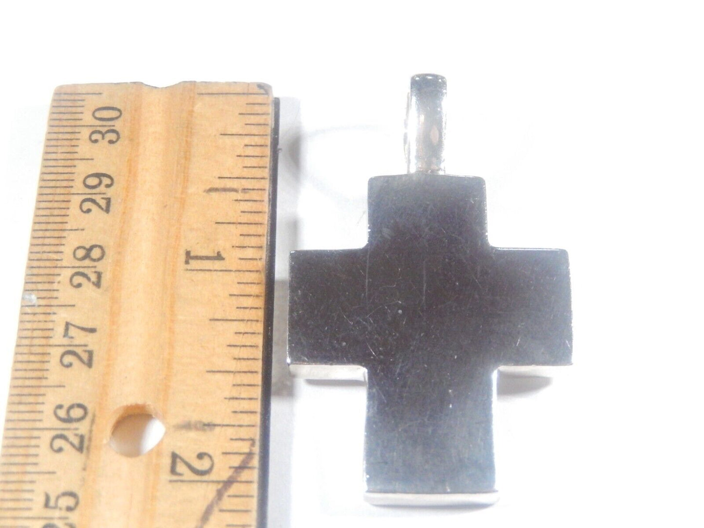 BARSE  -  Large Vintage  Cross  Sterling Silver 925 Pendant