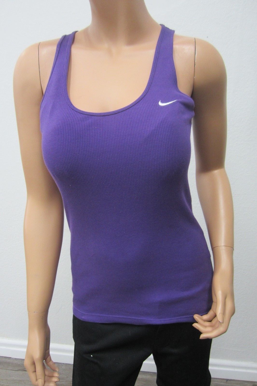 *NWOT*  Nike Tank Top Shirt Ribbed Purple Racerback Size Medium
