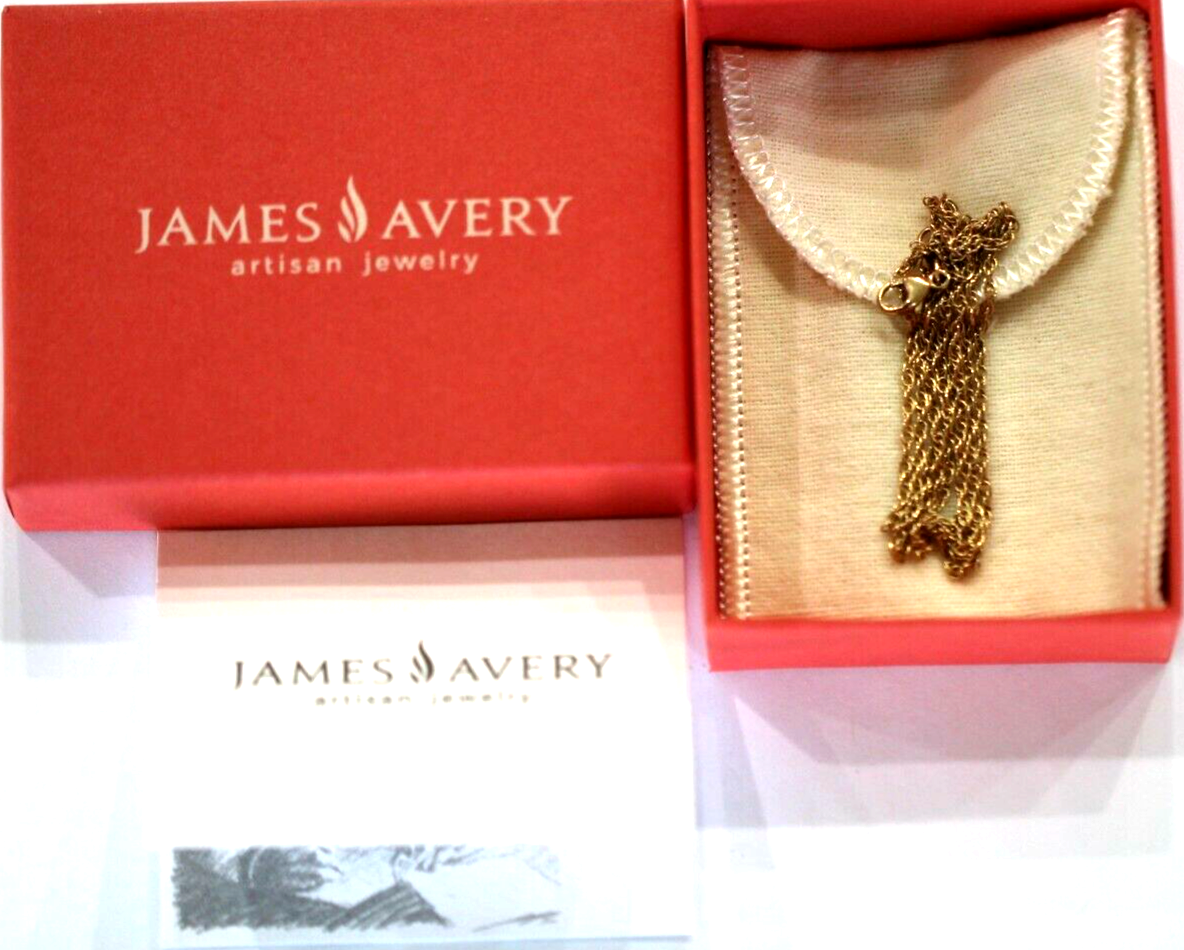 James Avery 14K Yellow Gold Light Rope 1.86mm 20" Chain 3.4gms