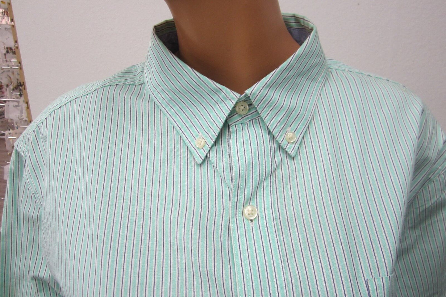 *NWT* Chaps Mens Short Sleeve Easy Care Button Down Shirt Sz XL