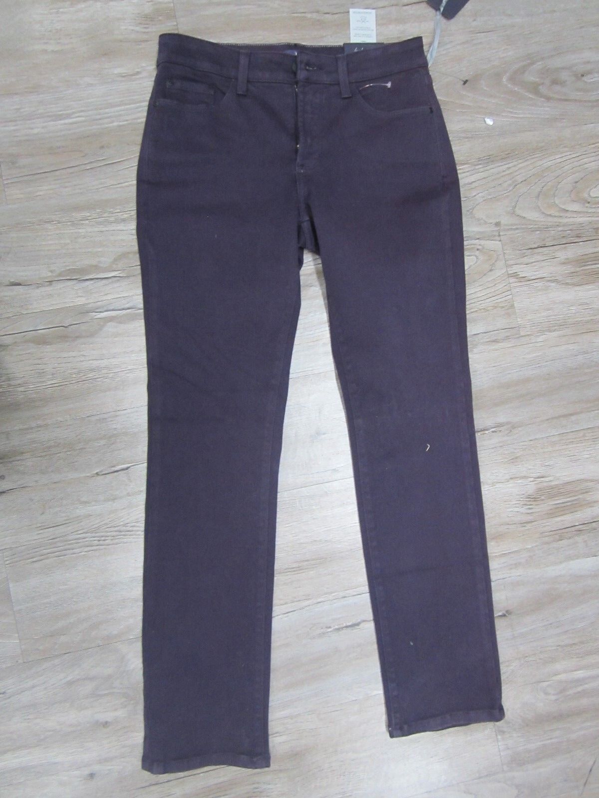 NWT NYDJ Not Your Daughters Jeans Samantha Slim Purple ponte stretch LEGGINGS 4P