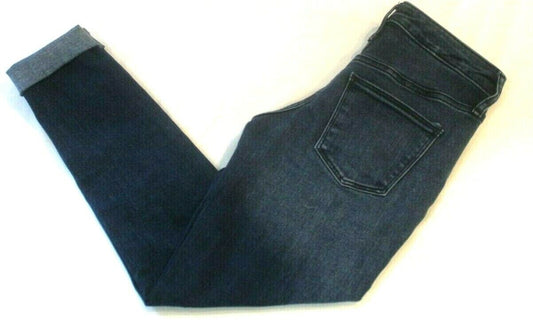 *NEW* Universal Thread Women's High Rise Skinny Dark Wash Cuff Jeans Sz 24 x 25