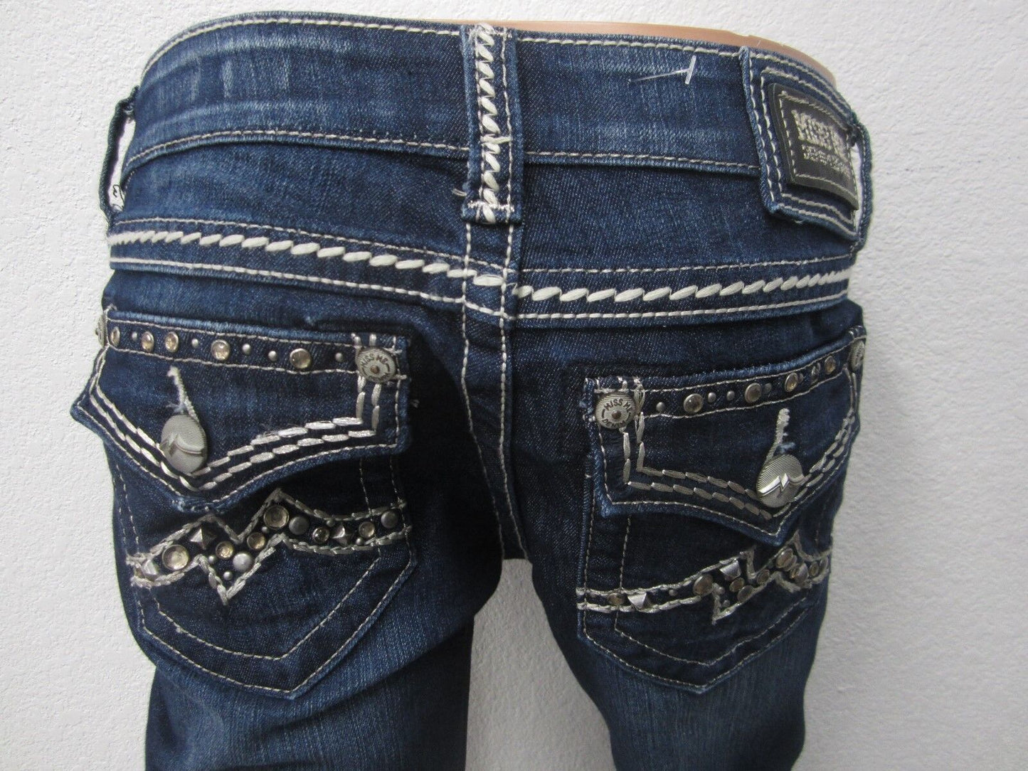 NWOT MISS ME Easy Capri JE1049EP3 Dark Jeans Womens 26 x 31