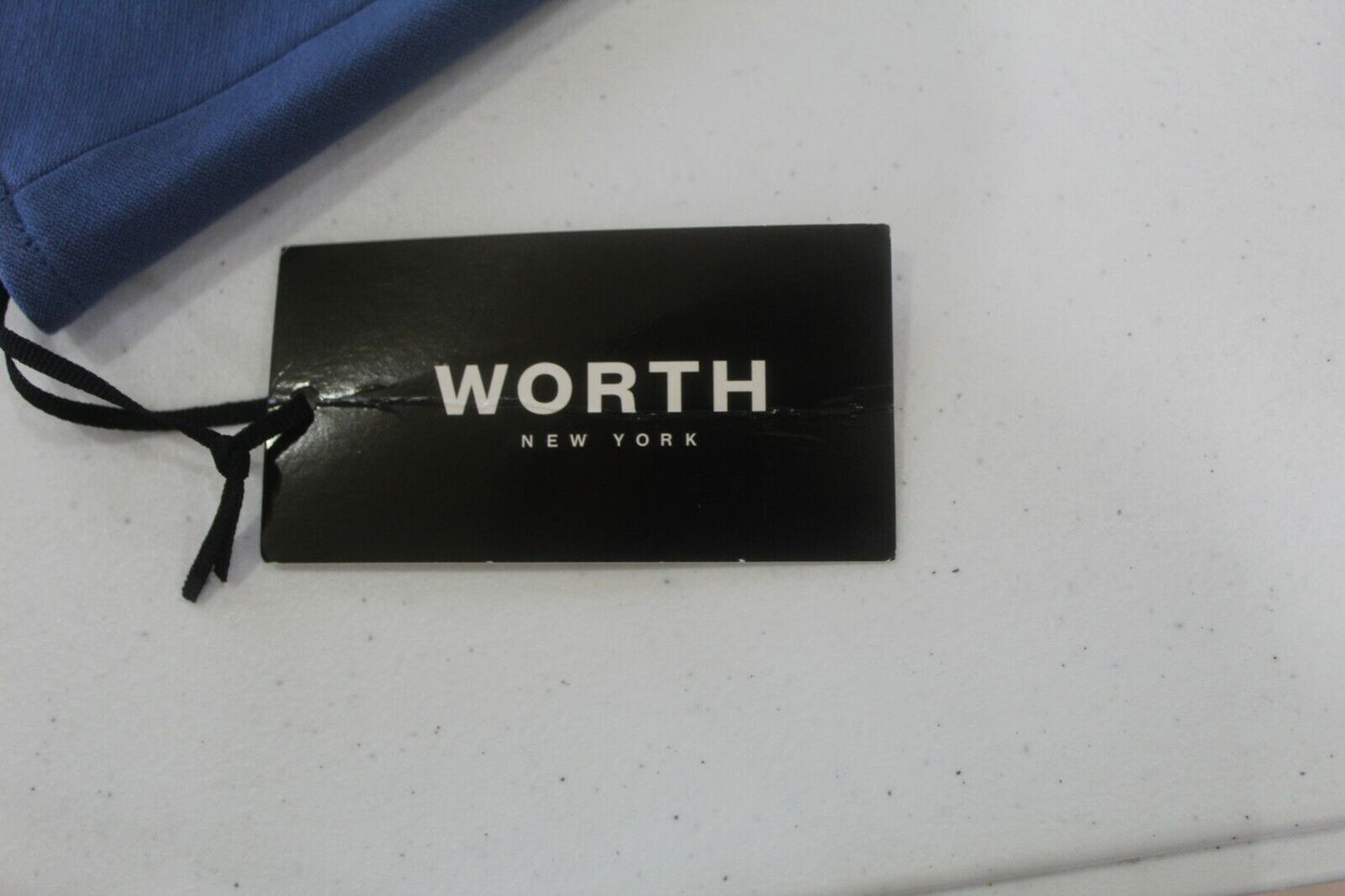 *NWT* Worth New York Designer Dress Blue Stretch Fully Lined Quality Size XO