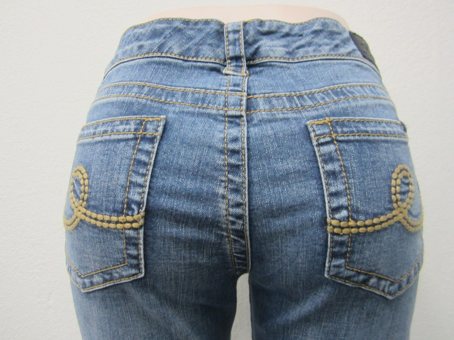 Seven 7 for all mankind women's ladies low rise boot cut jeans 12 x 31