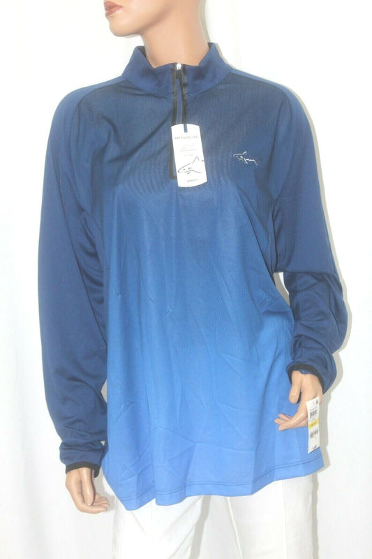 *NWT* Greg Norman For Tasso Elba 1/4 Zip Golf Jacket Pullover Men's MED Dri Fit