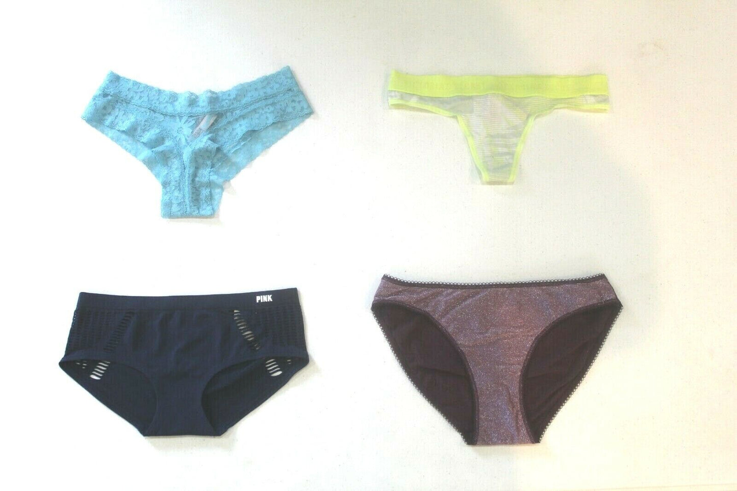 ♡  *NWT*  Lot of Four Random Victoria's Secret Panties Size  XS  ♡