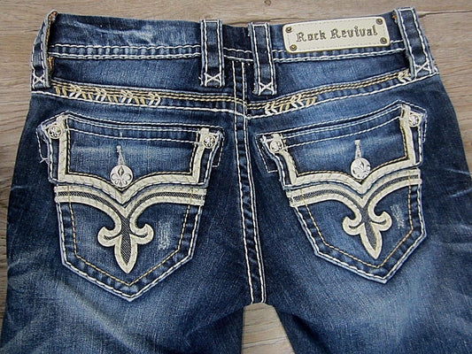 NWOT Rock Revival Libbie Capri Women's Jeans Size 25 X 20